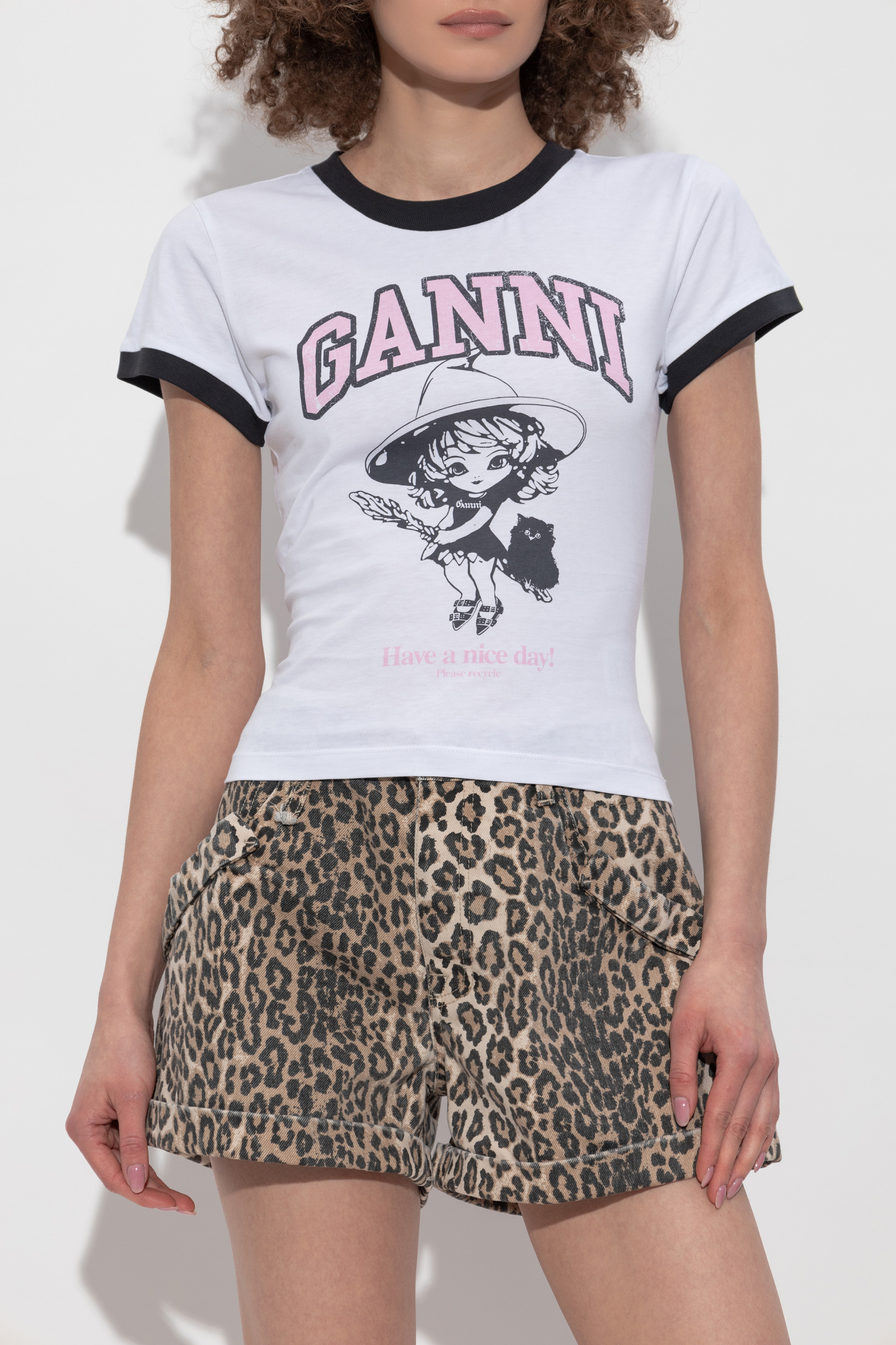 Ganni Printed T-shirt | Women's Clothing | Vitkac